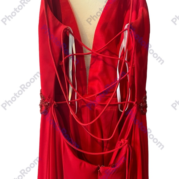 Alyce Paris Red Evening Dress - Picture 9 of 11